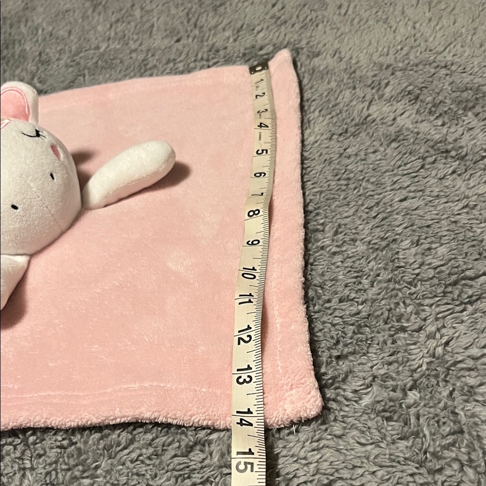 Forever Baby Charming Pink Unicorn Plush Security Blanket Lovey Stuffed Animal - Picture 3 of 9